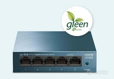 TP-Link Ls105G Switch Ethernet 5 Porte Gigabit