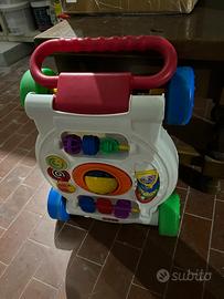 Carrellino primi passi clementoni