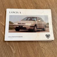 Libretto Lancia K