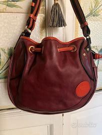 Etro borsa in pelle bordeaux