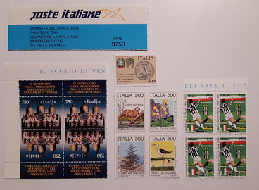 Francobolli anni 80-90 COME NUOVI Juventus 94- 95