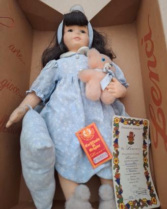 Lenci: bambola Simonetta anni 90 certificato, perf