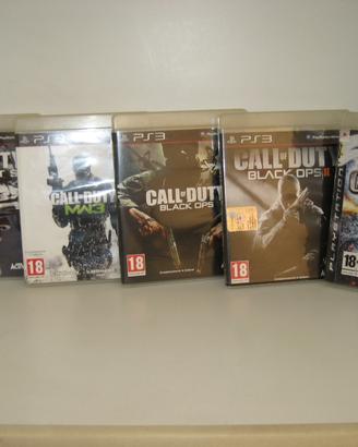 5 giochi Call of duty per ps3