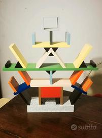 Miniatura libreria Carlton Sottsass per Memphis