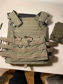 tattico militare / plate carrier / giubotto softai