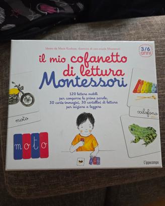 il mio cofanetto di lettura Montessori 