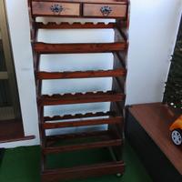 Cantinetta porta bottiglie legno