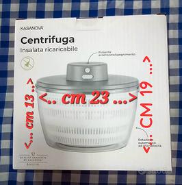 centrifuga x insalata a batteria