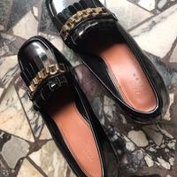 Scarpe pelle verniciate, nere num.40 marchio Asos