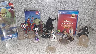 Disney infinity personaggi+giochi LEGGERE DESC.