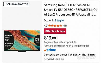 SAMSUNG Neo QLED 4K 55" (2024) - Modello QN85D - N