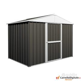 Box capanno acciaio lamiera 327x459 grigio scuro