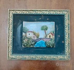 Quadro in Ceramica Artistica a Bassorilievo