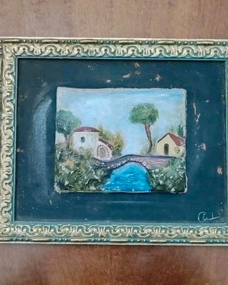 Quadro in Ceramica Artistica a Bassorilievo