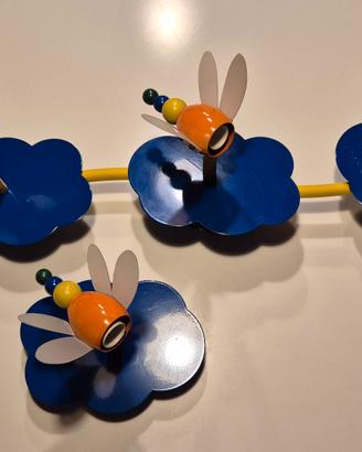 Cameretta bambini lampadario e abatjour coordinato