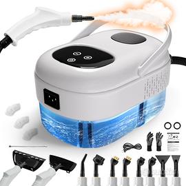 Pulitore Vapore Portatile a Mano 1,1L Bianco NUOVO