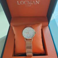 Locman 1960 donna madreperla dorato con secondi