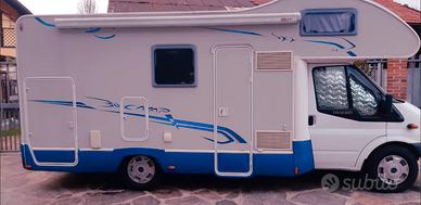 Autocaravan Ford 72000 km anno 2010
