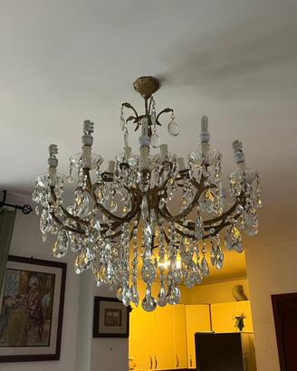Lampadario di cristallo a sospensione