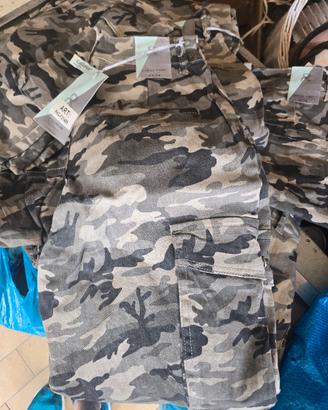 PANTALONI  DONNA MILITARI