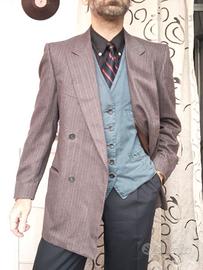 Giacca Vintage in Lana Doppiopetto " Linea esse"
