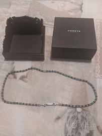 collana uomo verde nero