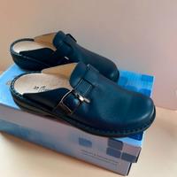 Goldstar Rafting- Ciabatte chiuse in pelle Blu