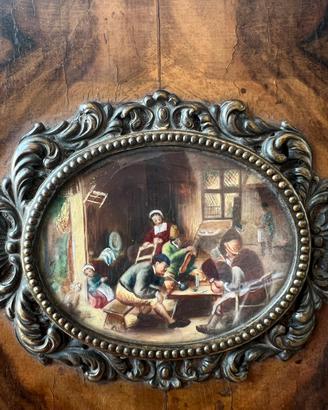 SCATOLA GIOCO IN RADICA FINE 800