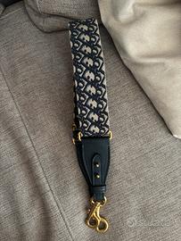 Tracolla regolabile Dior oblique