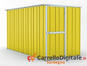 deposito attrezzi giardino 175x307cm 5,4mq giallo