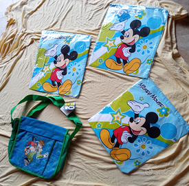 Sacche Topolino e borsa a tracolla di Benten 10
