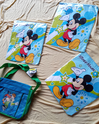 Sacche Topolino e borsa a tracolla di Benten 10