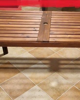 TAVOLO da Veranda/giardino il legno
