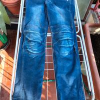 pantaloni jeans moto OJ unisex estivi tg.46 e 54