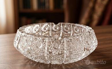 posacenere in cristallo di boemia