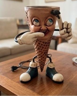 Lampada Vintage Cono Gelato
