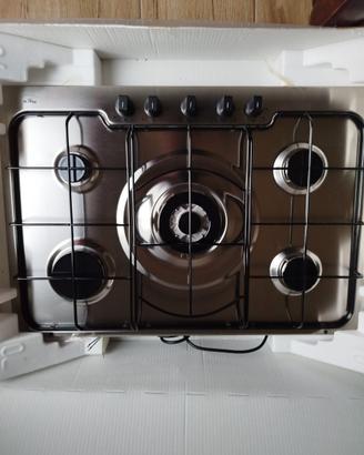 Piano cottura nuovo da incasso a gas