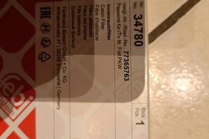 filtro aria abitacolo febi 34780 ai carboni attivi