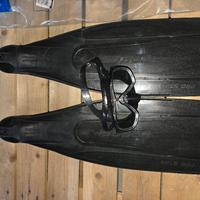 Maschera e pinne CRESSI COME NUOVE