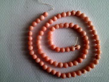 Collana corallo rosa giapponese