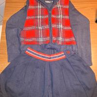 Completo invernale maglione e gonna cycleband