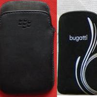 2 custodia porta cellulare Bugatti + Blackberry mo