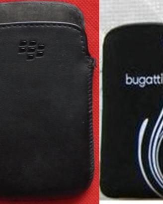 2 custodia porta cellulare Bugatti + Blackberry mo