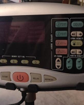 POLTRONA MASSAGGIO RELAX + PRESSOTERAPIA