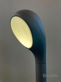 Lampada terra palo alluminio grigio H.95 IP44