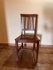 Sedie in legno massello