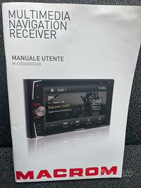 Autoradio macrom con navig lettore cd dvd usb dab