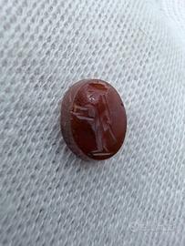 Intaglio Romano in Corniola II-III sec con Dea