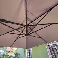 ombrelloni con palo decentrato L281×