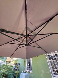 ombrelloni con palo decentrato L281×